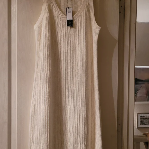 Banana Republic Cream Midi Dress - Picture 2 of 3